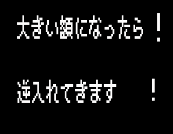 大きい額になったら！！！逆入れてきます！！！！
