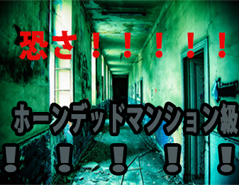 恐さ！！！！！ホーンデッドマンション級！！！！！